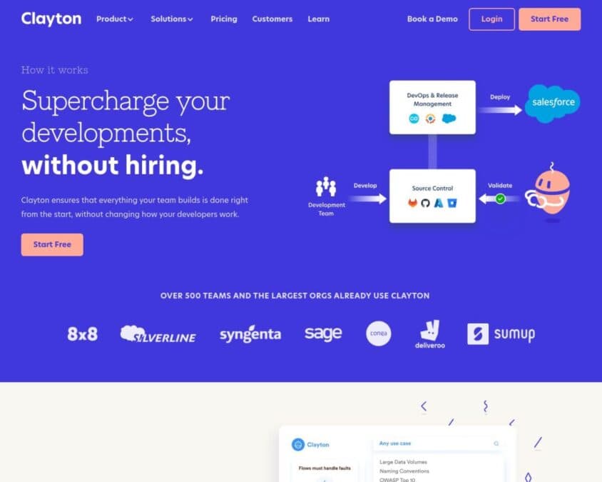 Clayton Product Home Page