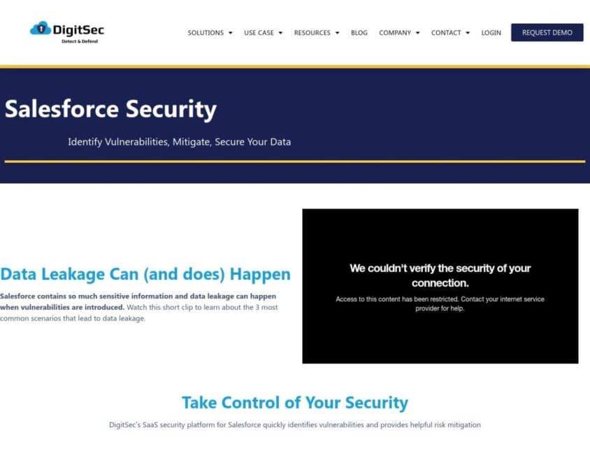 Digitsec Platform Home Page