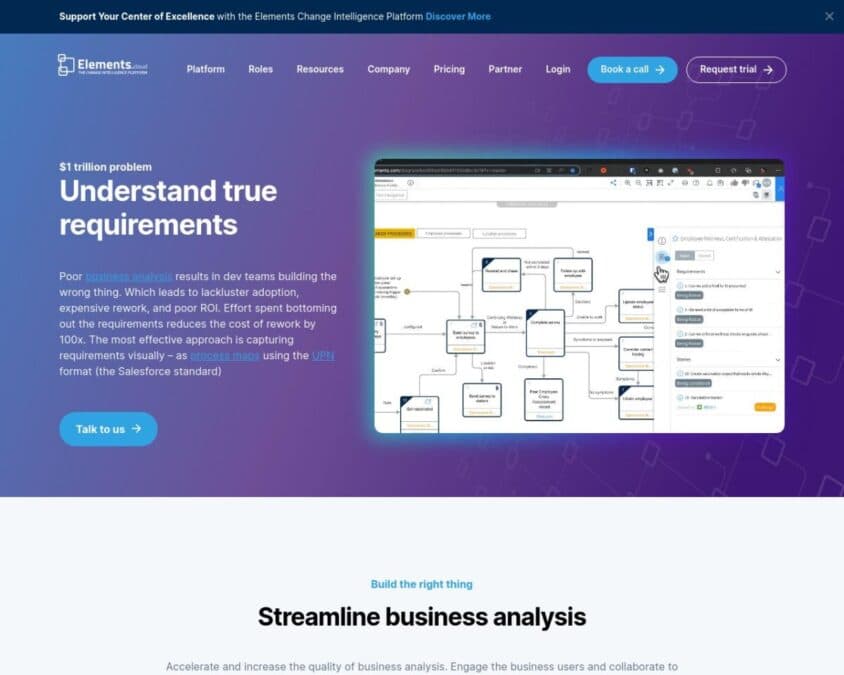 Elements Product Page