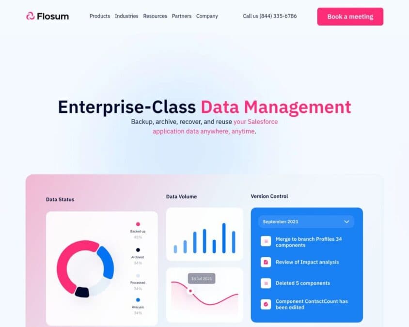Flosum Backup Solution Home Page