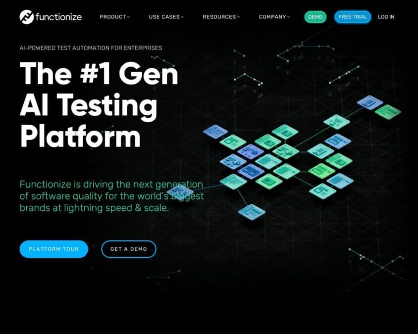 Functionize Home Page