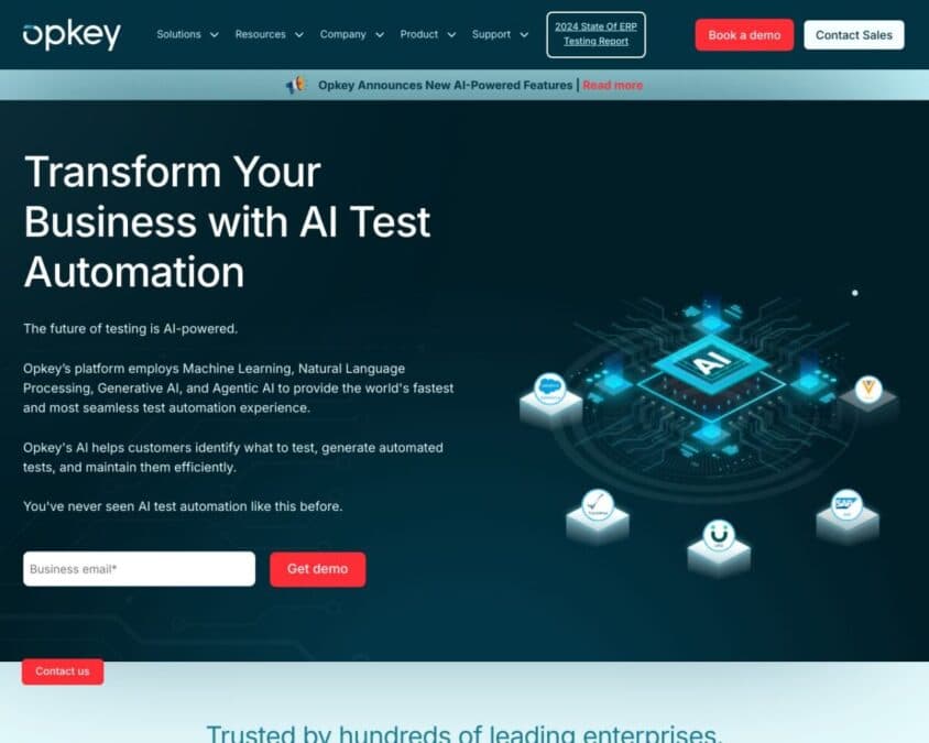 OpKey AI Test Automation cover image