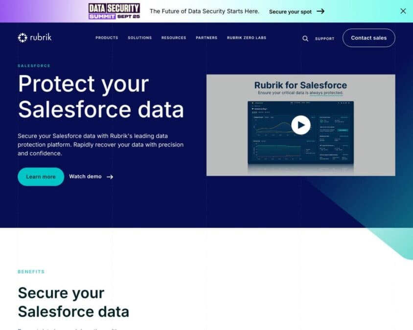 Rubrik Salesforce Data Protection