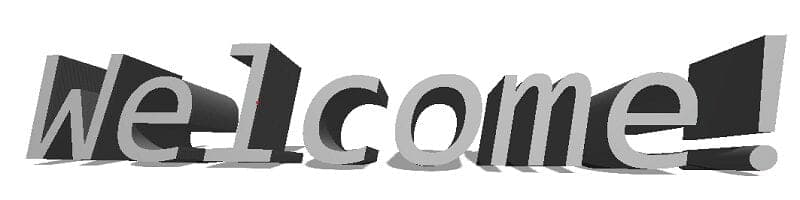 welcome text