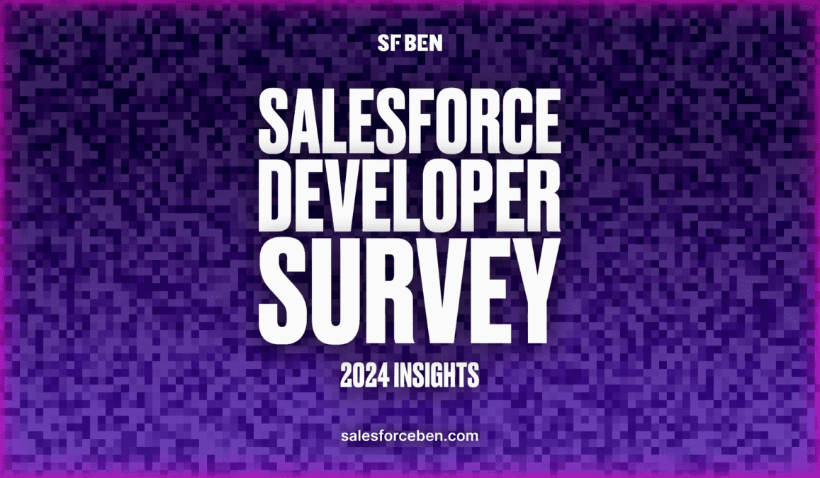 Discover the key insights from SF Ben's Salesforce Developer Survey 2024, revealing trends in DevOps adoption, AI integration, platform complexity, and more.