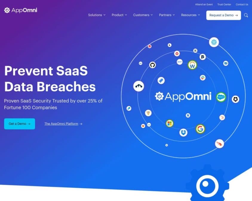 AppOmni company homepage snapshot