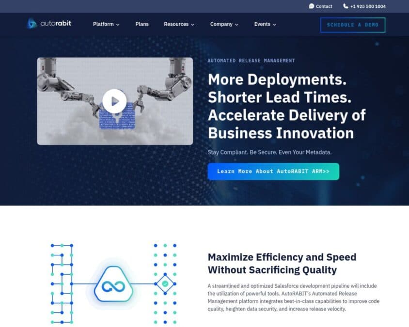 AutoRABIT Automated Release Management Home Page