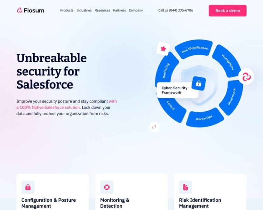 Flosum Security Solution Home Page