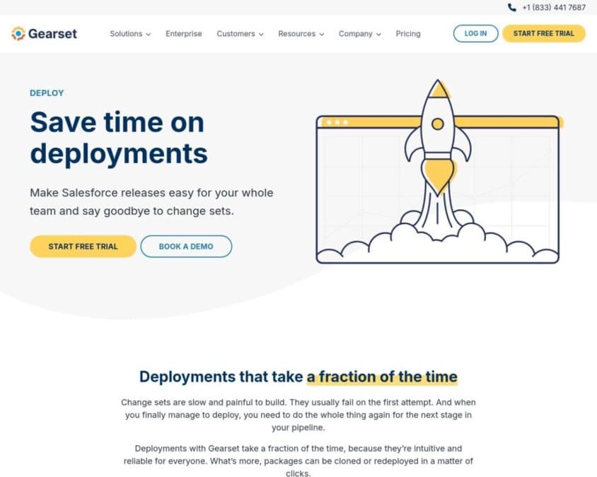 Gearset Deployments Home Page