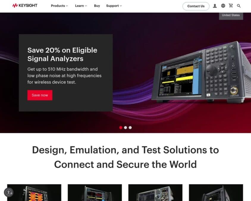 Keysight Home Page