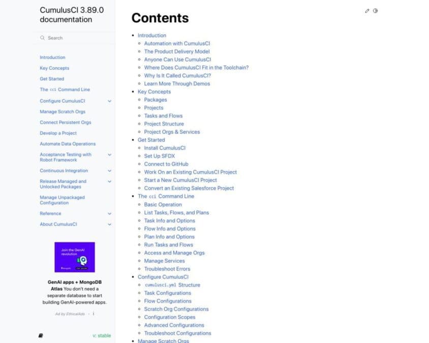 Cumulus CI Home Page